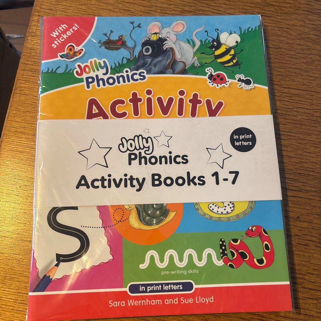 語学・辞書・学習参考書 Jolly Phonics Activity Books 1-7 Jolly Phonics Workbooks 1-7 | Set of 7 Books American Edition