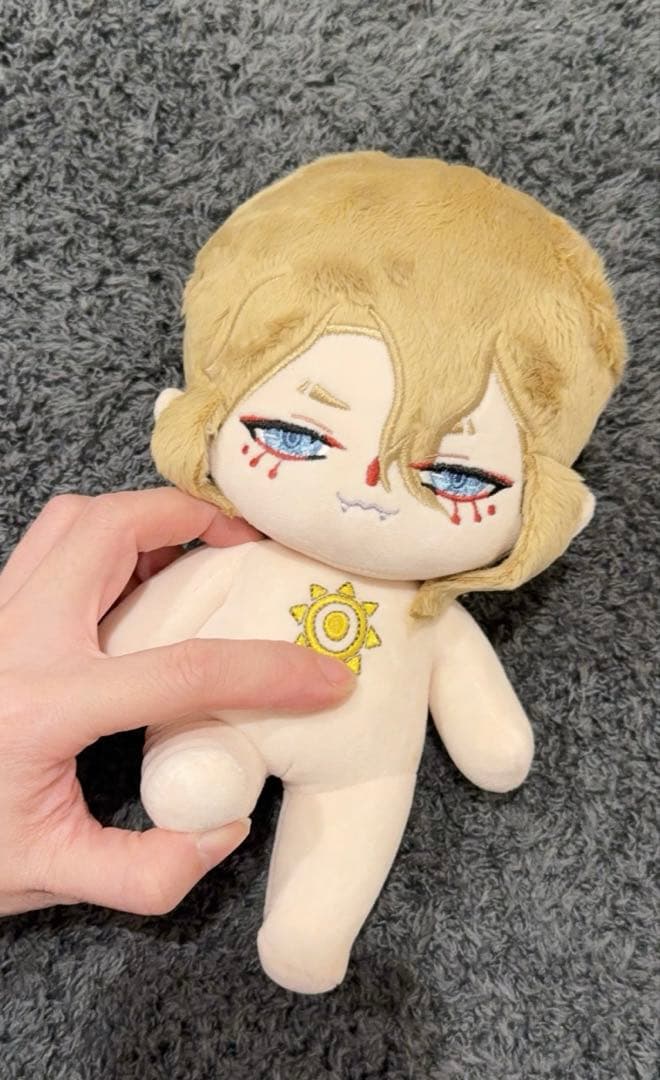 20cmハイクオリティな可愛い着せ替えぬいぐるみ♪ 20cmぬいぐるみ 着せ替えぬいぐるみ シロ 元気少女 白髪青目 アイドル