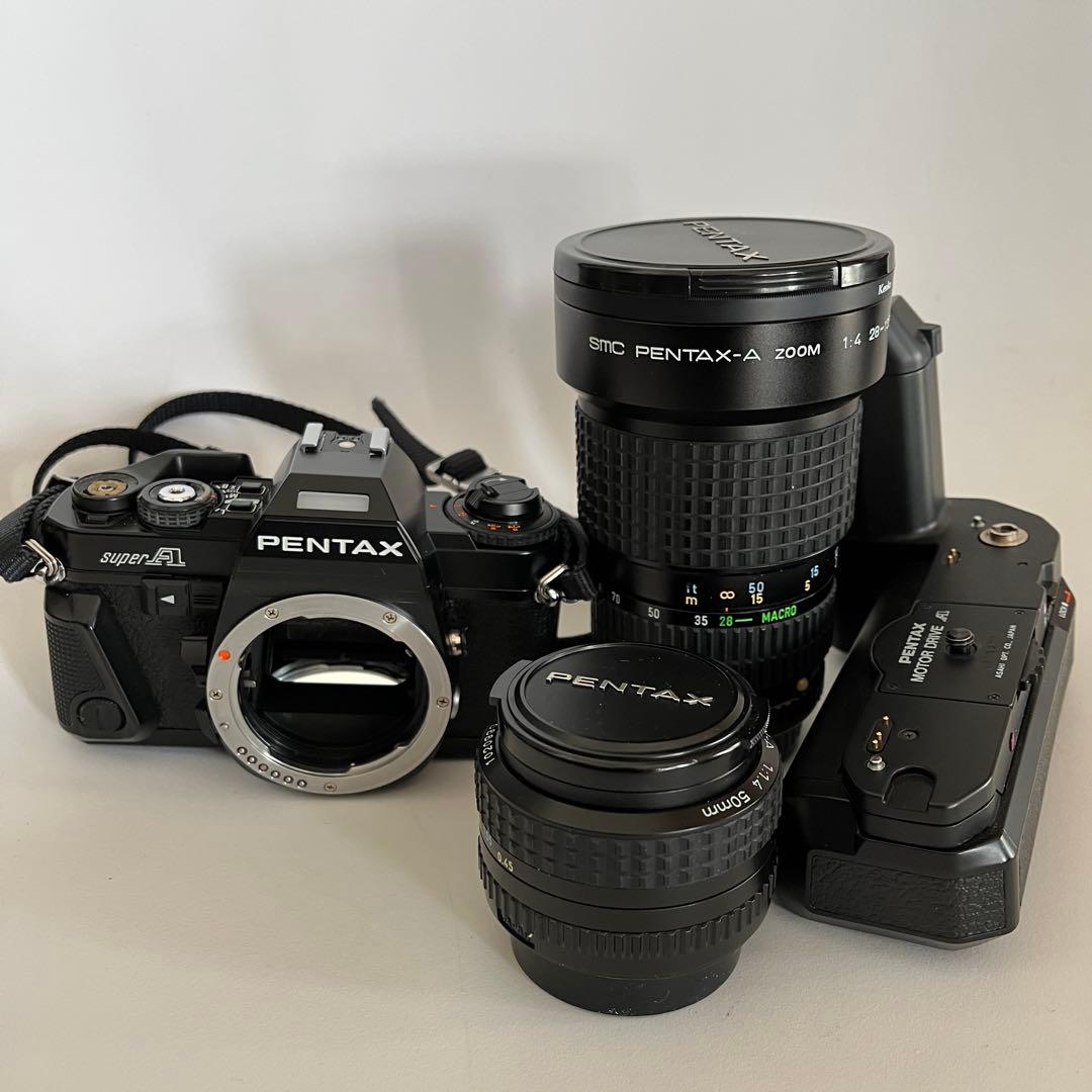 PENTAX Super A 一眼レフカメラ レンズセット 1円スタート PENTAX ペンタックス ME Super レンズ SMC PENTAX-M 1:1.4