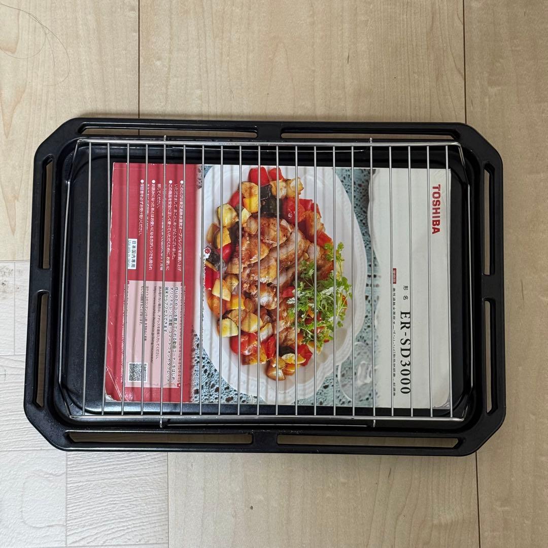 TOSHIBA 角皿天板2枚セット ER-SD3000オーブンレンジ - メルカリ