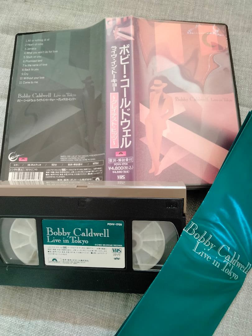 ボビー・コールドウェル　VHS 東京LIVE　ビデオテープ　未DVD ボビー・コールドウェル | イヴニング・スキャンダル＋1 | ビクター