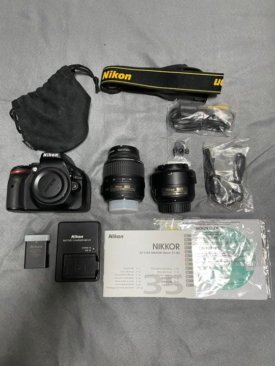 Nikon／D5200標準レンズキット+単焦点レンズ セット