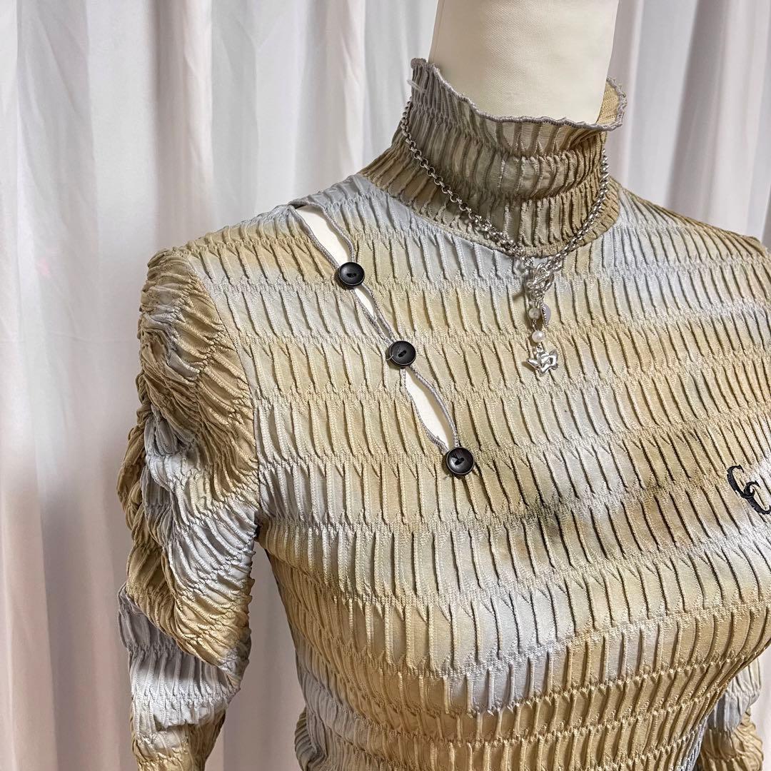 Crank seoulトップス 韓国ブランド ギャル フェアリーグランジ y2k