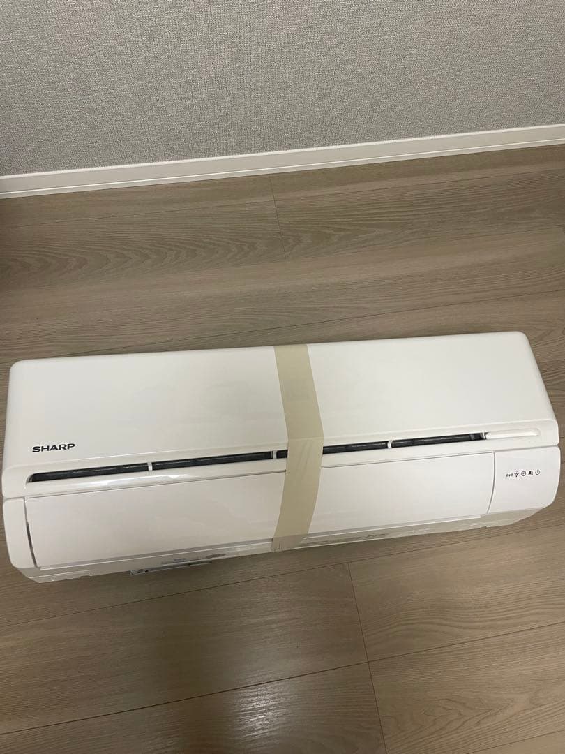 SHARP AC-R22AW 6畳　エアコン本体 ホワイト　2023年製 日立（HITACHI） 即納＞2024年 6畳用 エアコン 白くまくん RAS-AJ22R-W