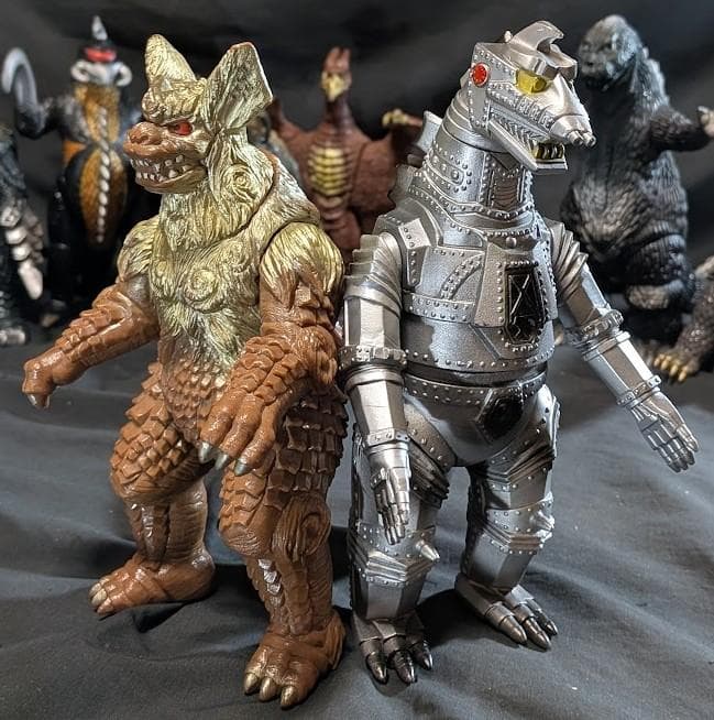 昭和ゴジラ東宝チャンピオンまつり（バンダイ）ソフビフィギュア10体