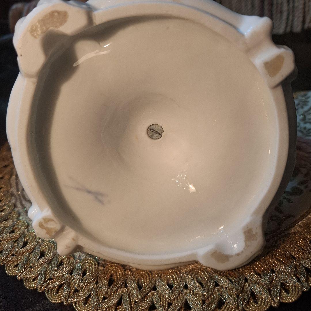 No.独館 (ドイツ) マイセン白磁 貴族 一輪挿し 花器 花入れ