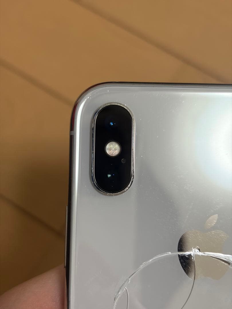 iPhoneX 256GB 背面割れあり