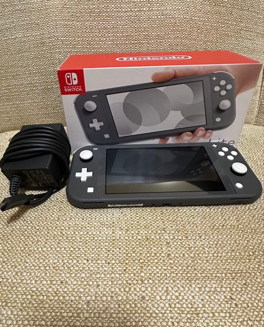 【値下げ】Nintendo Switch Lite 本体 ACアダプター付き Nintendo Switch Lite グレー 本体 ACアダプター付き - メルカリ