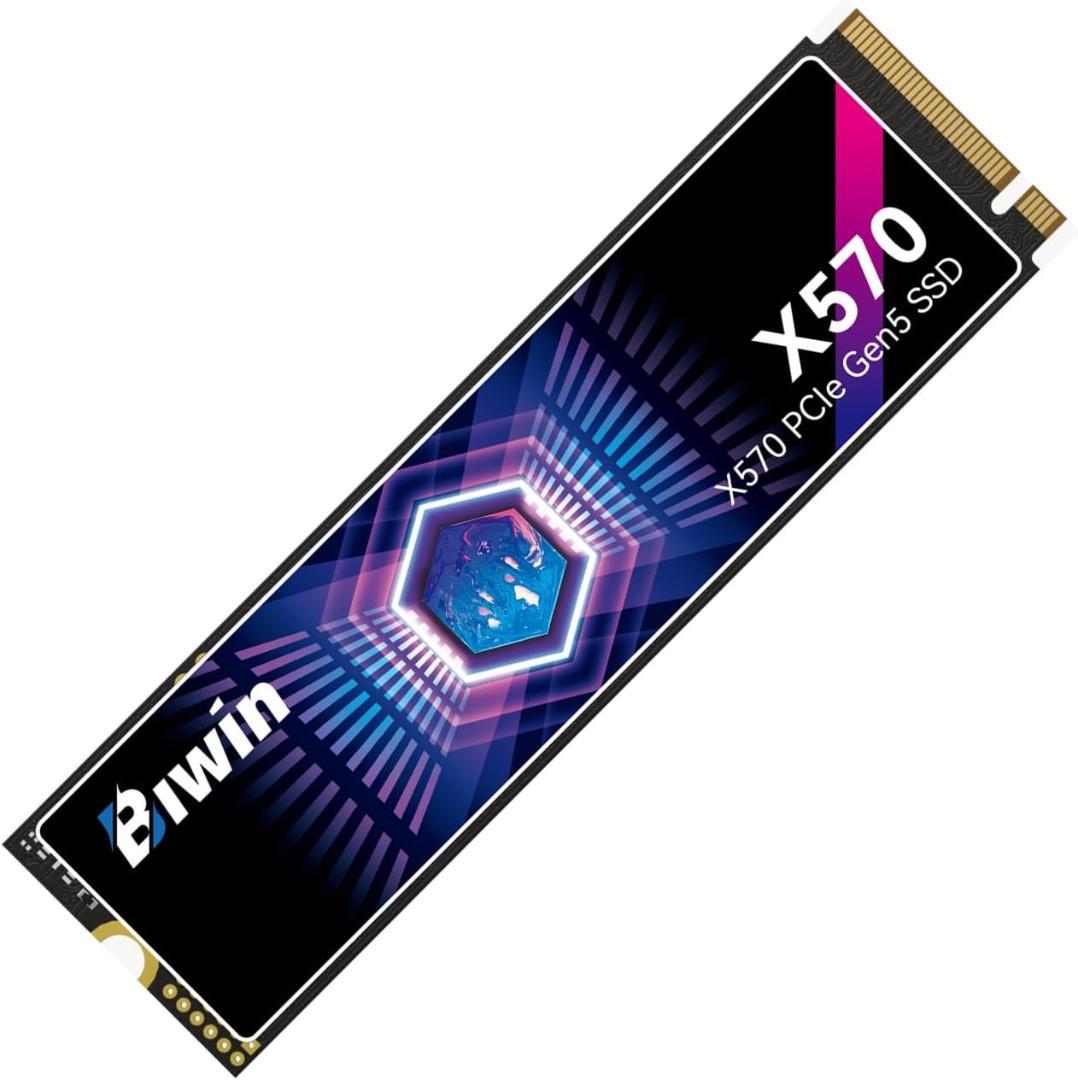 新品 Biwin X570 PCIe Gen5.0 M.2 SSD 1TB Amazon | Biwin X570 PCIe Gen5.0 M.2 SSD 1TB Gen5×4 最大読込