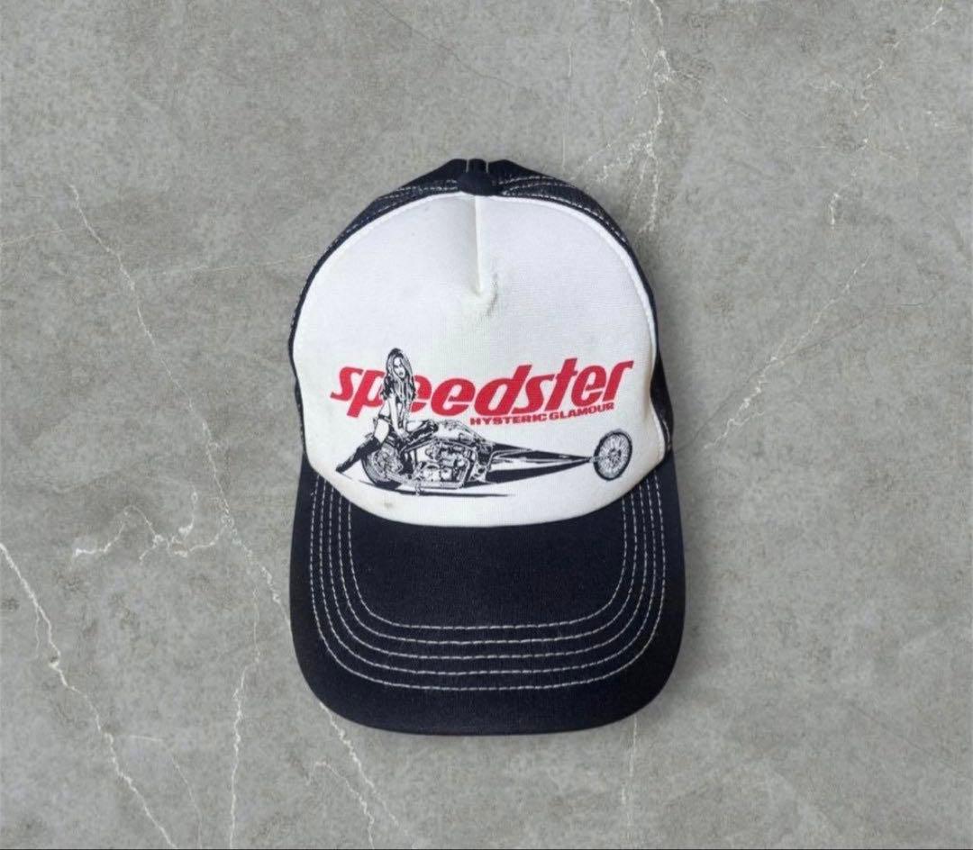 ヒステリックグラマー　Speedster キャップ HYSTERIC GLAMOUR Speedster Mesh Cap 