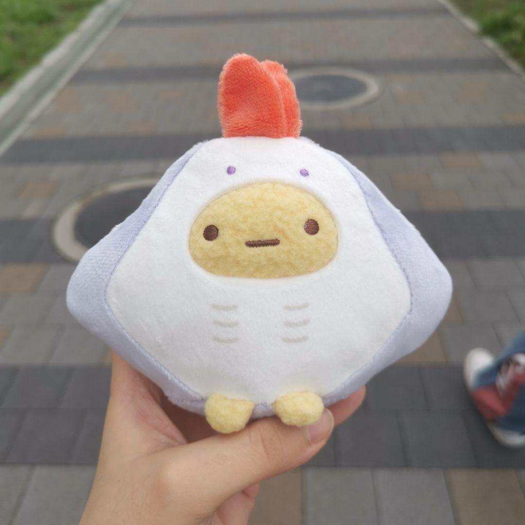 すみっコぐらし 水族館 えびふらいのしっぽ エイ あつめてぬいぐるみ