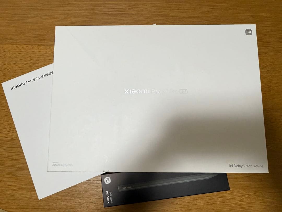 Xiaomi Pad 6S pro 12GB+256GB純正キーボード　ペン付き Xiaomi pad 6S PRO 純正ペン＆キーボード（12GB/512GB） 7万円弱なら