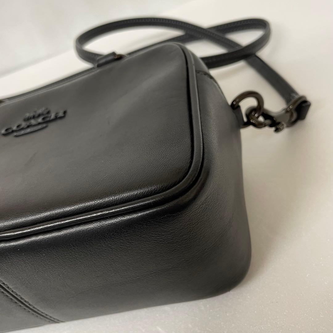 COACH サッチェルクロスボディ 2way ブラックレザー CT776 ST - メルカリ