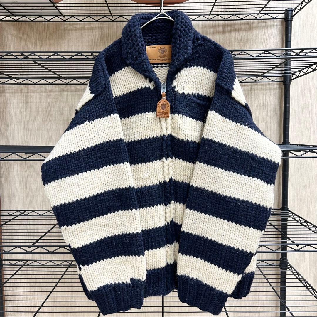 CANADIAN SWEATER ウールストライプセーター CANADIAN SWEATER COMPANY LTD KNIT | rooms.tokyo