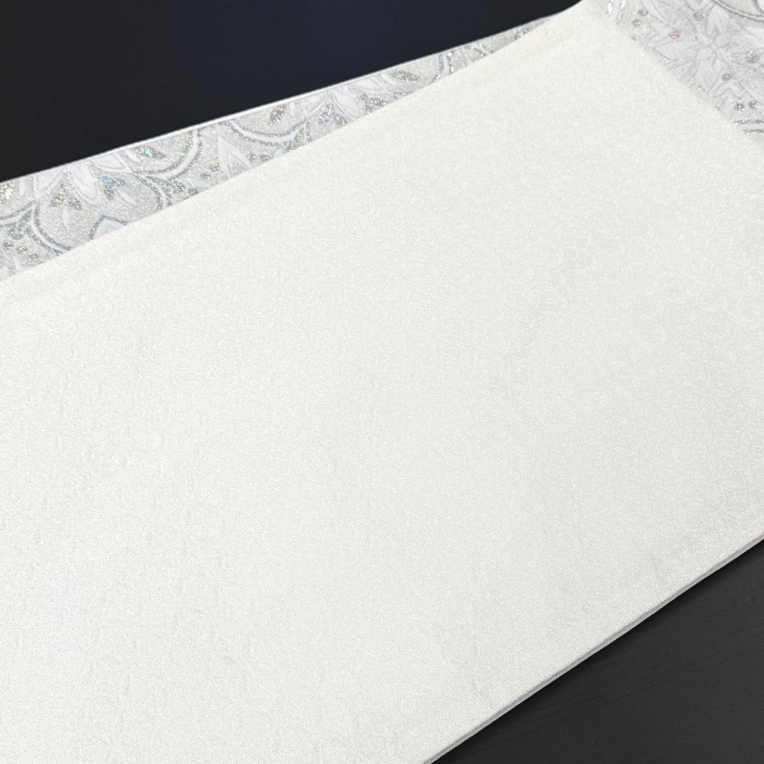 袋帯 西陣織 フォーマル アラベスク 華紋 ホロ銀箔 お仕立て込み