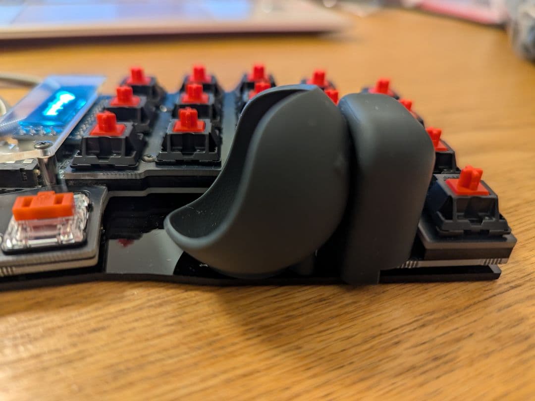 Keyball39 黒基板・黒アクリル仕様 動作確認済 - メルカリ