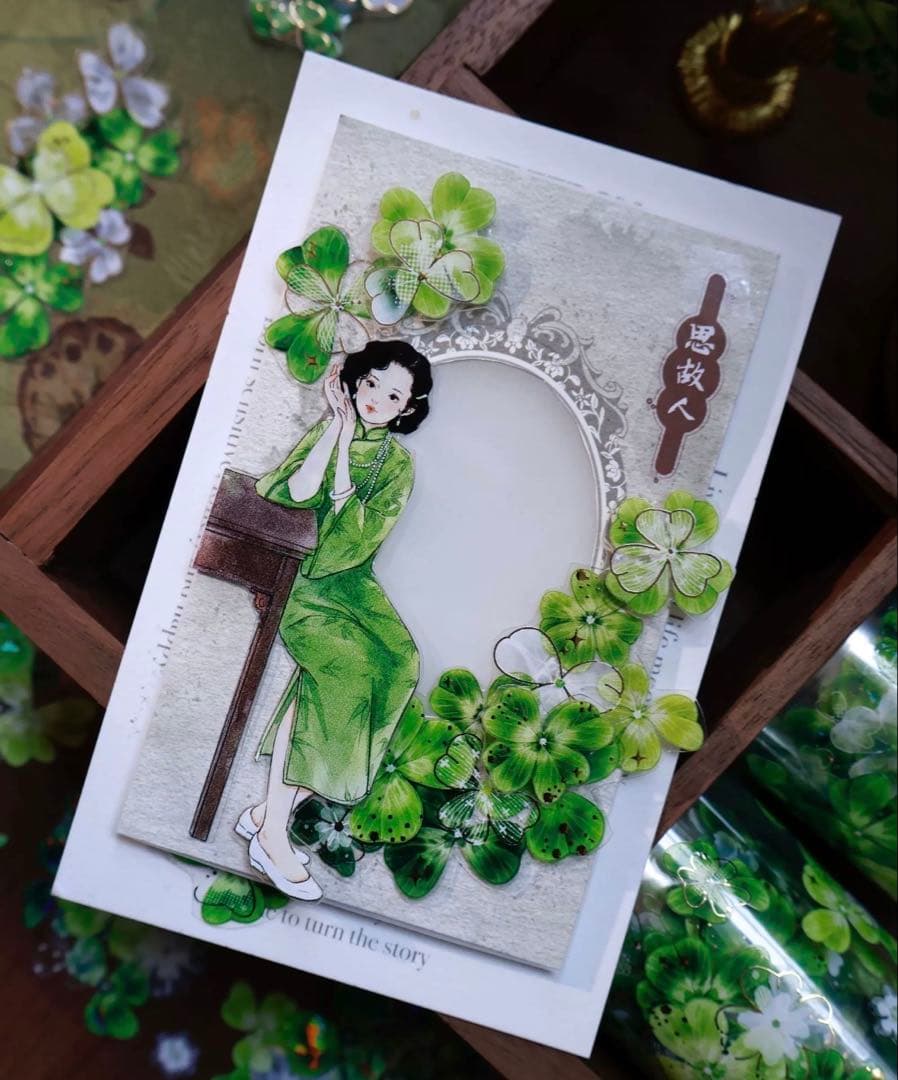 NO.794】海外マステ PET クローバー コラージュ おすそ分け - メルカリ