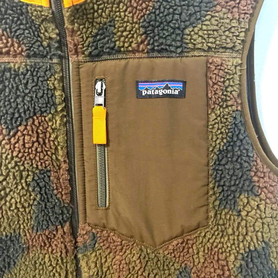 patagonia Sサイズ カモフラージュ 迷彩 フリースベスト【パタゴニア】