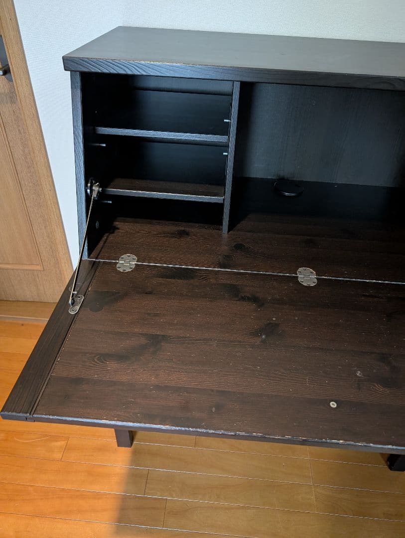 《送料込》IKEA ヘムネス ライティングビューロー ライティングデスク 机収納