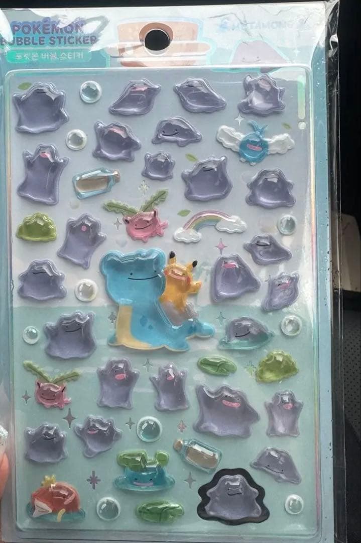 韓国限定】ぷくぷくシール バブルステッカー 新品未開封 ポケモン