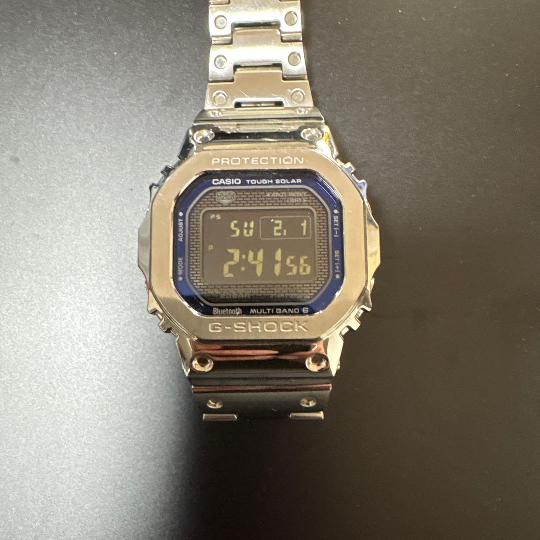 G-SHOCKフルメタル GMW-B5000D-2JF カシオ Gショック GMW-B5000D-2JF フルメタル ブルー G-SHOCK CASIO