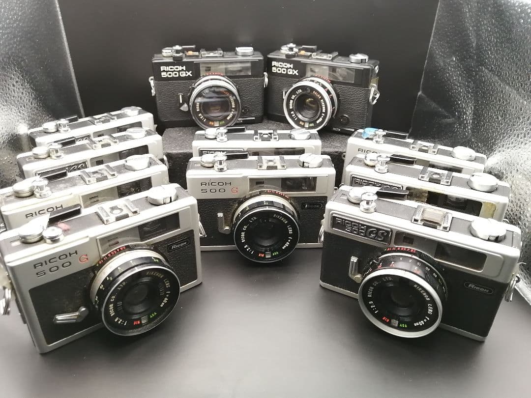 ジャンク　RICOH 500G シリーズ コンパクトフィルムカメラ　11台セット ジャンク RICOH 500G シリーズ コンパクトフィルムカメラ 11台セット