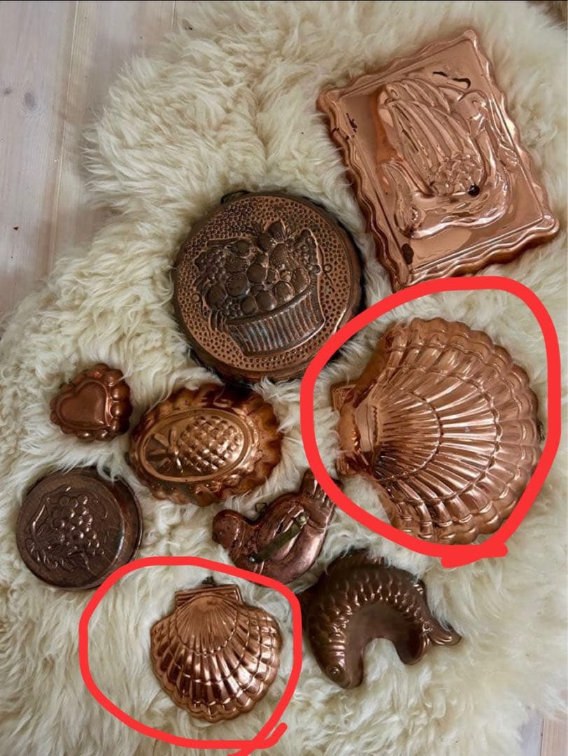 もも♡プロフよんでね♡コッパーモールド・シェル大小セット 楽天市場】キャンドル モールド 手袋 ミトン てぶくろ シリコン