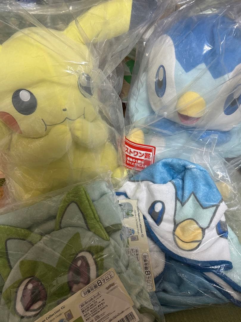 ポケモン 1番くじ ラストワン賞 ポンチョ ぬいぐるみ 2024 Pokémon Collection くじ ～Welcome to the Pokémon House～｜一