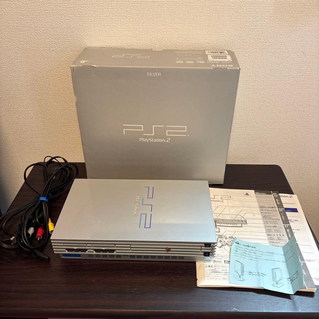Nintendo Switch SONY PlayStation2 SCPH-39000S PS2 SILVER Console System Made in japan SCPH-39000 S NTSC-J