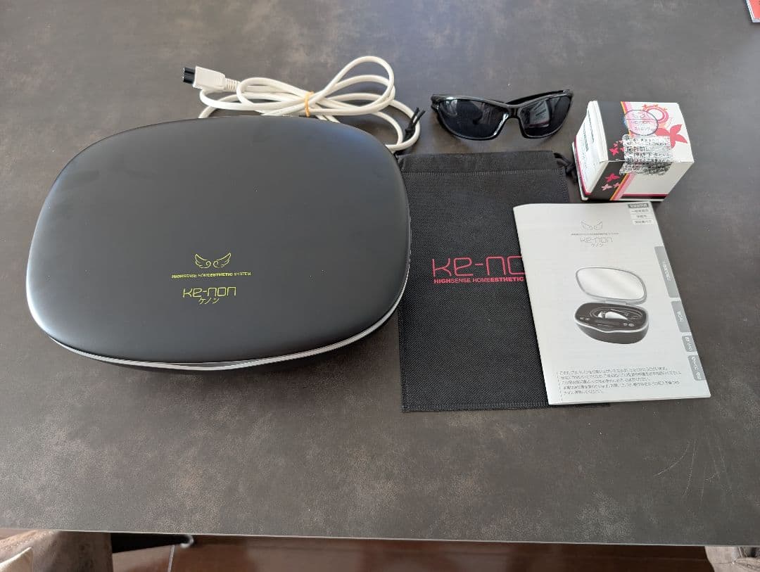 美品ケノン 脱毛器 ver8.6 美品 ストロングカートリッジ 付 ケノン ver8.0 ストロングカートリッジ 残99.8% 脱毛器 KE-NON ケノン