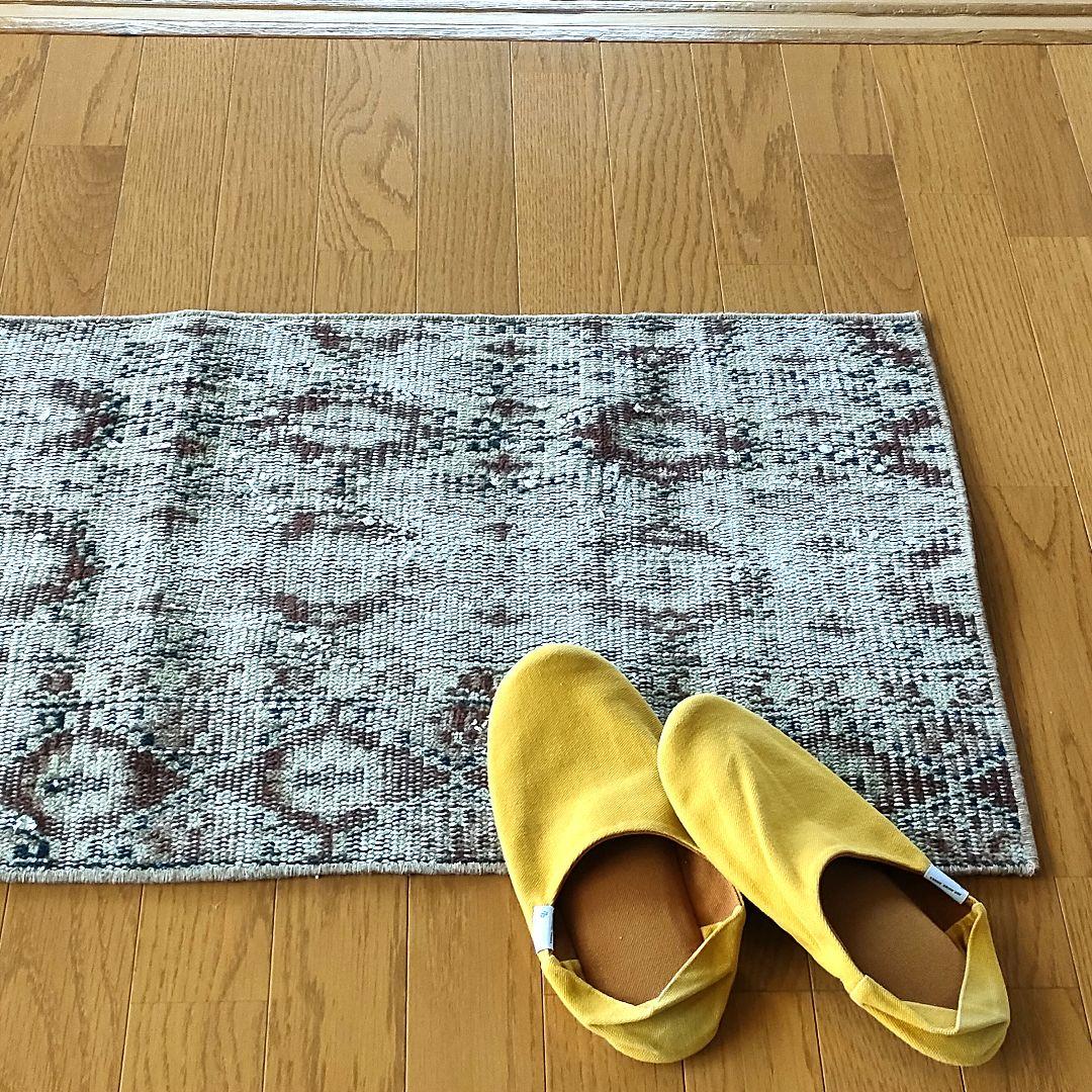 トルコ ヴィンテージラグ レッド系 80×46cm - メルカリ