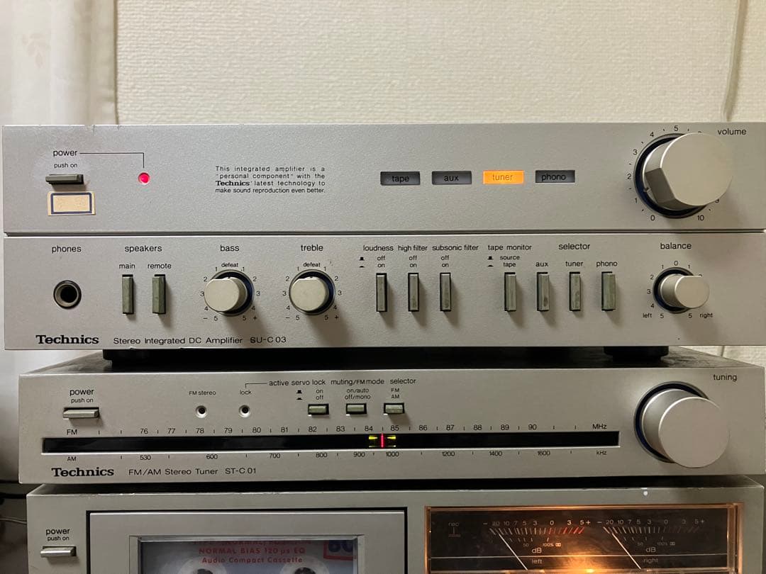 Technics SU-C03/ST-C01/M07 セット セット Technics SU-C03/ST-C01/M07