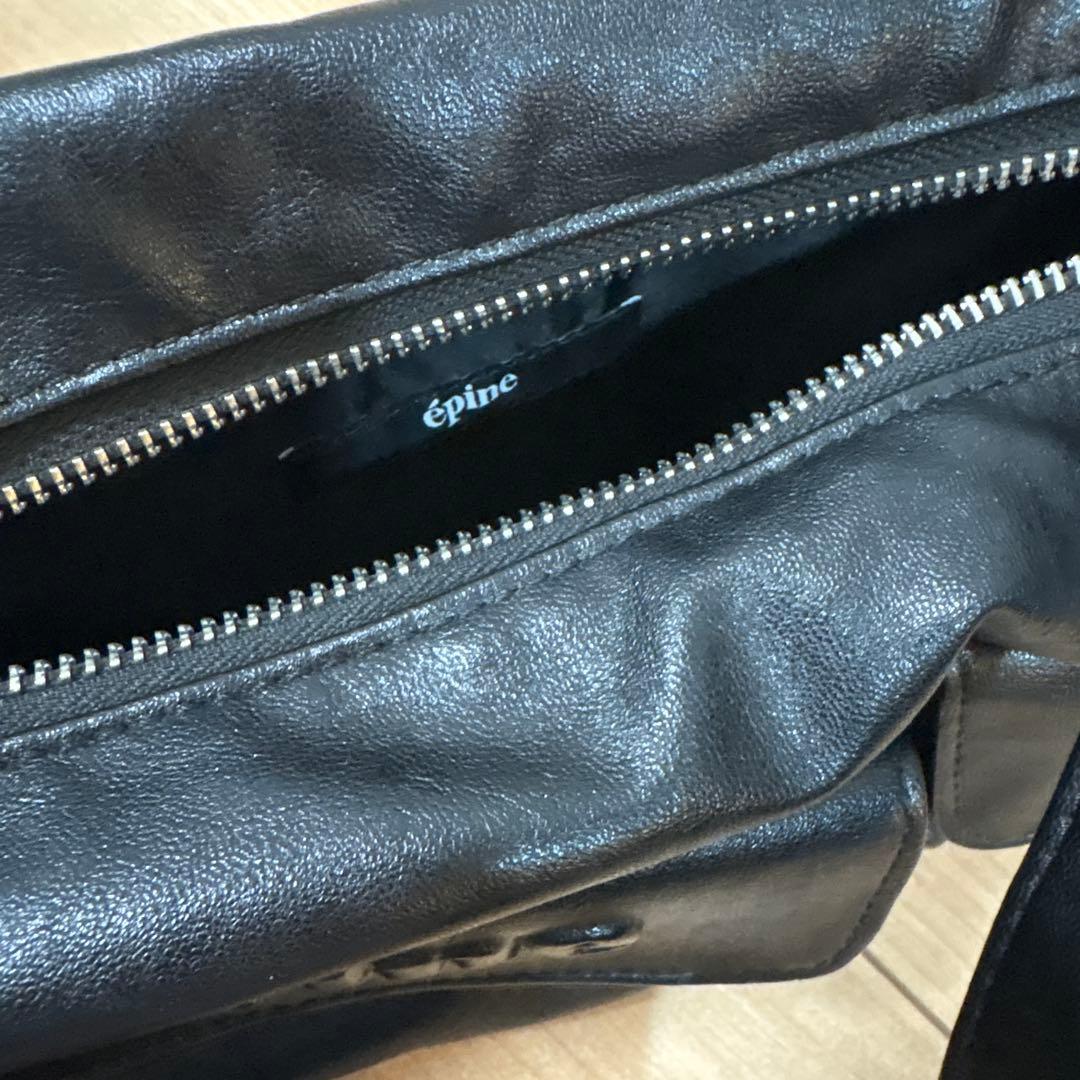 épine pouch Pocket bag エピヌ バッグ ブラック - メルカリ