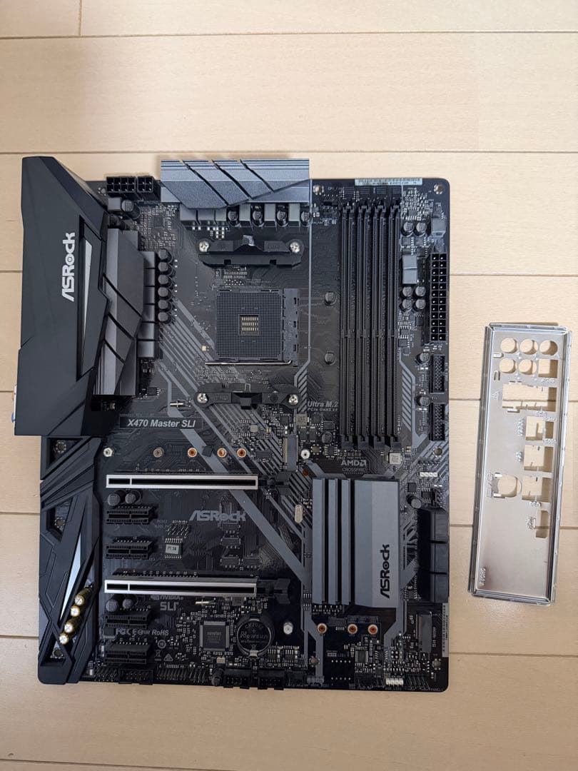 ASRock x470 Master SLI マザーボード - メルカリ