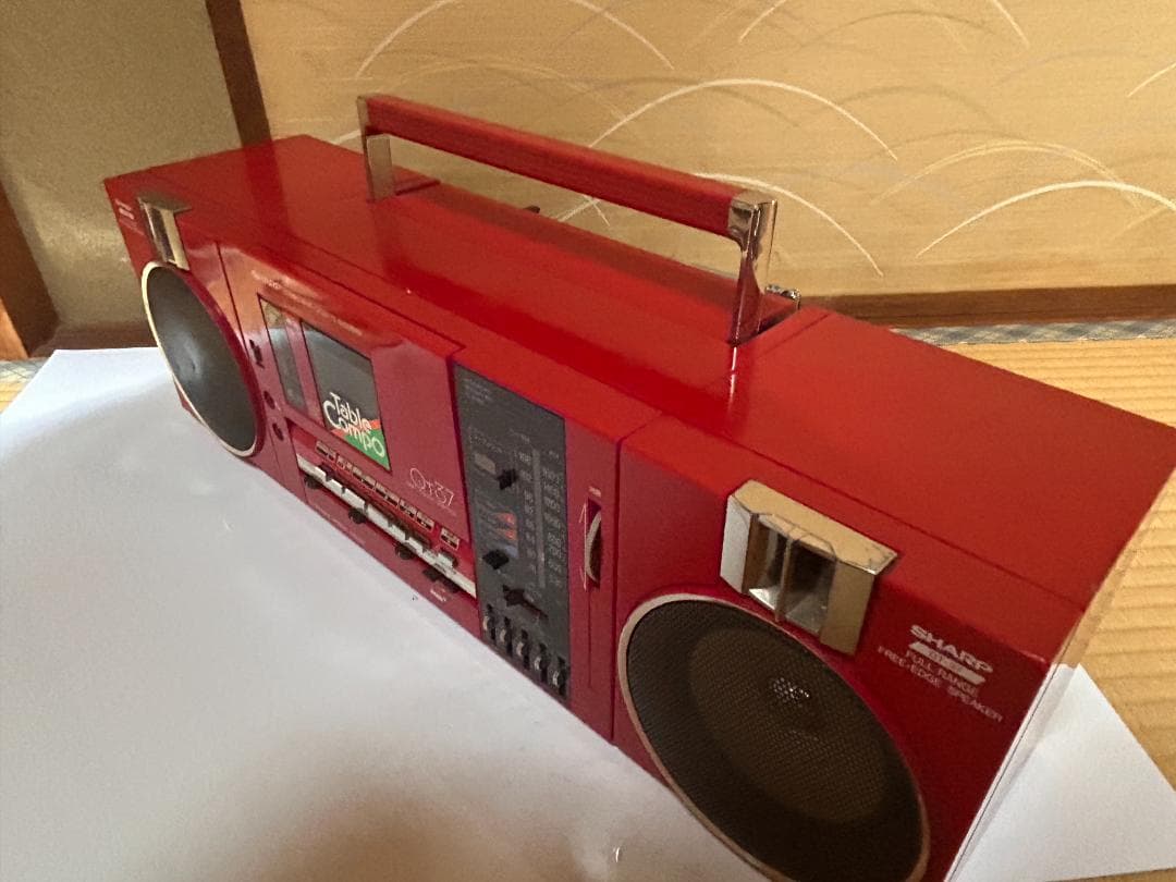 M*D様 希少 当時物 SHARP QT-37 ラジカセ ジャンク - メルカリ