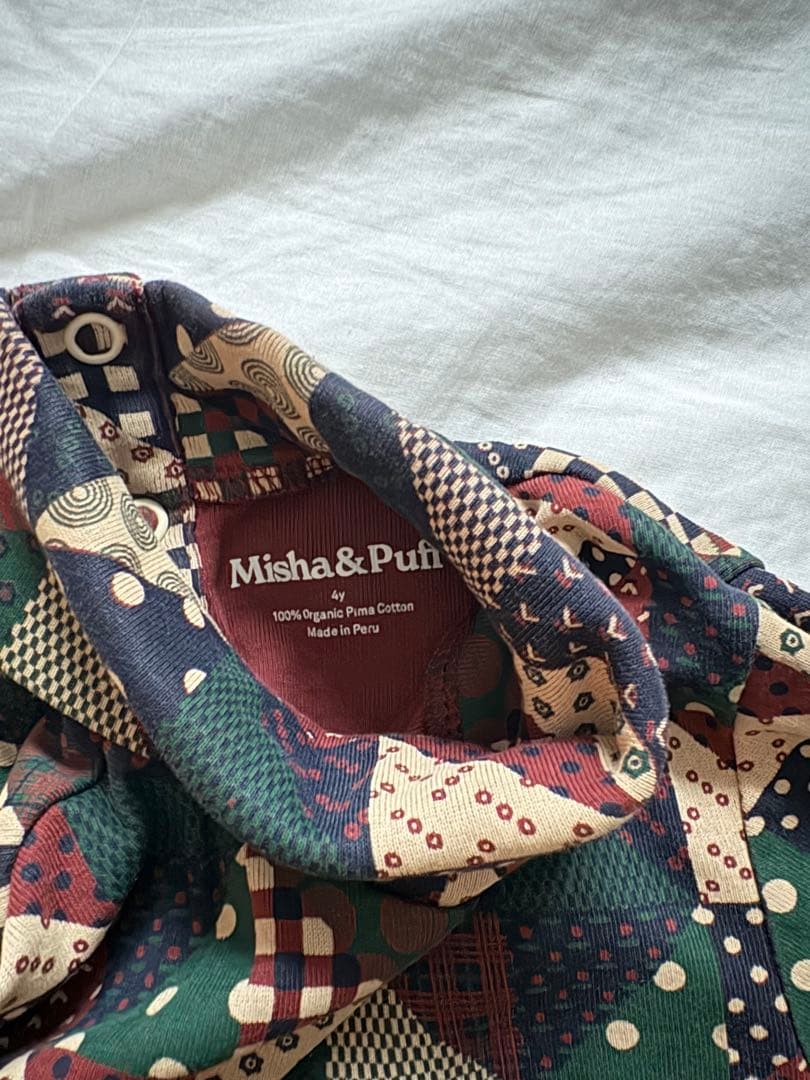 misha&puff 25AW パッチワーク タートルネック4y - メルカリ