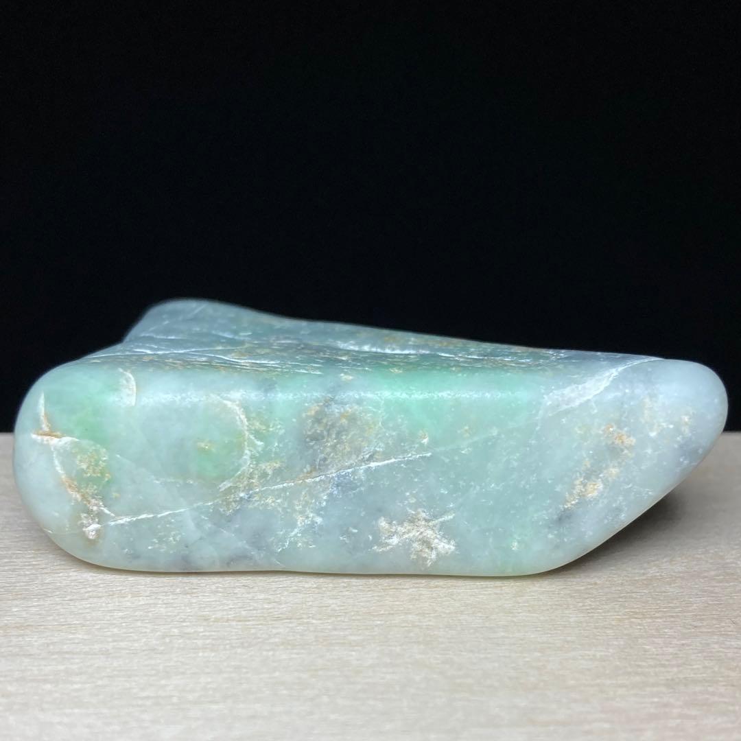 糸魚川翡翠 金山谷 翡翠 翠×黒 翡翠輝石 原石 52.9g - メルカリ