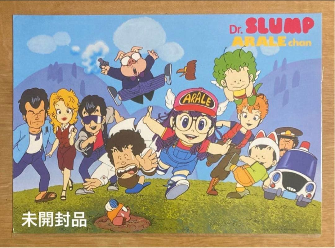 当時物】鳥山明 Dr.スランプ アラレちゃん 型紙ポスター【激レア