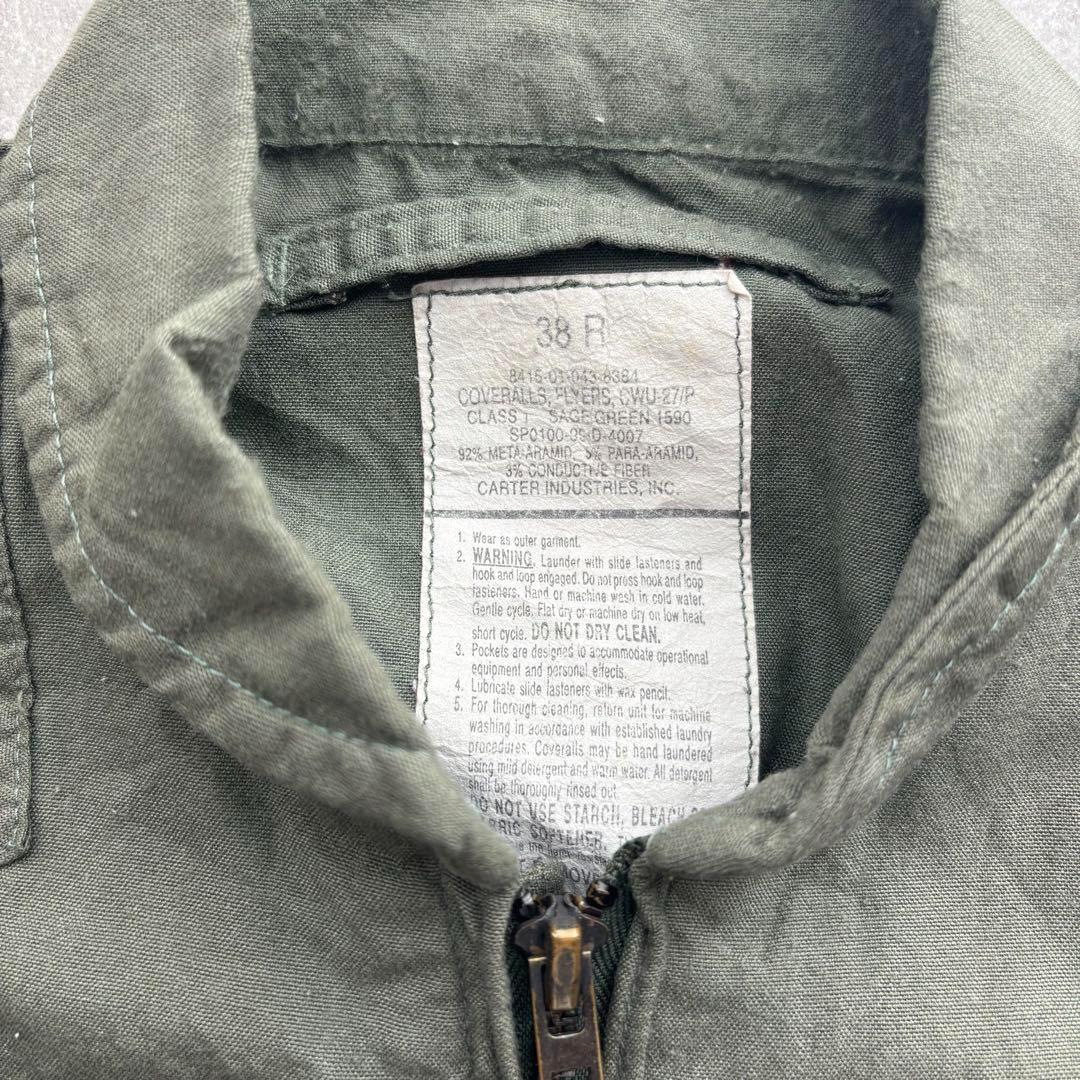 米軍 CWU-27/P フライトスーツ 38R カーターインダストリーズ製 - メルカリ