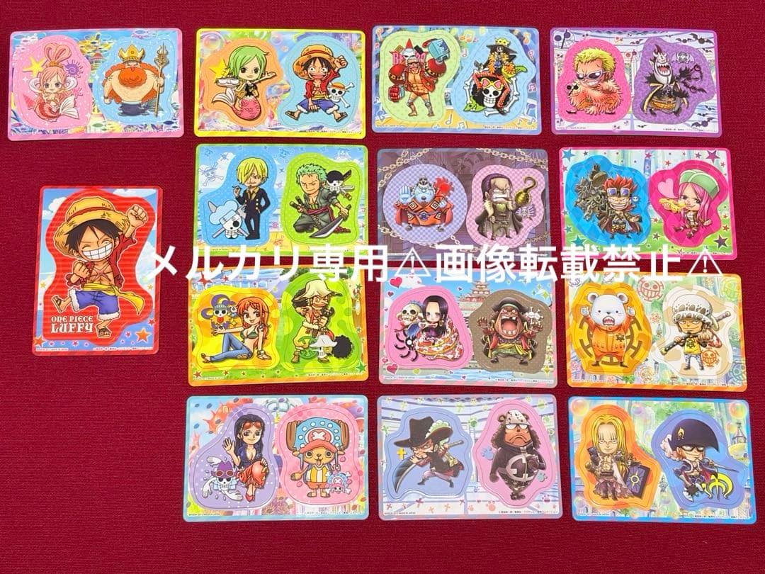 ONEPIECE ワンピース ぺったりキャラ カード マグネット　全種　セット ワンピース キャラマグネッツ｜発売日：2024年2月12日｜バンダイ