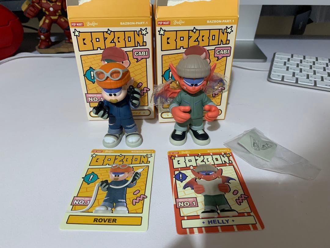 POPMART BAZBON シークレット　144分の1 POP MART x Choi Hyungnae BAZBON WORKING BOYZ Blind Box Series