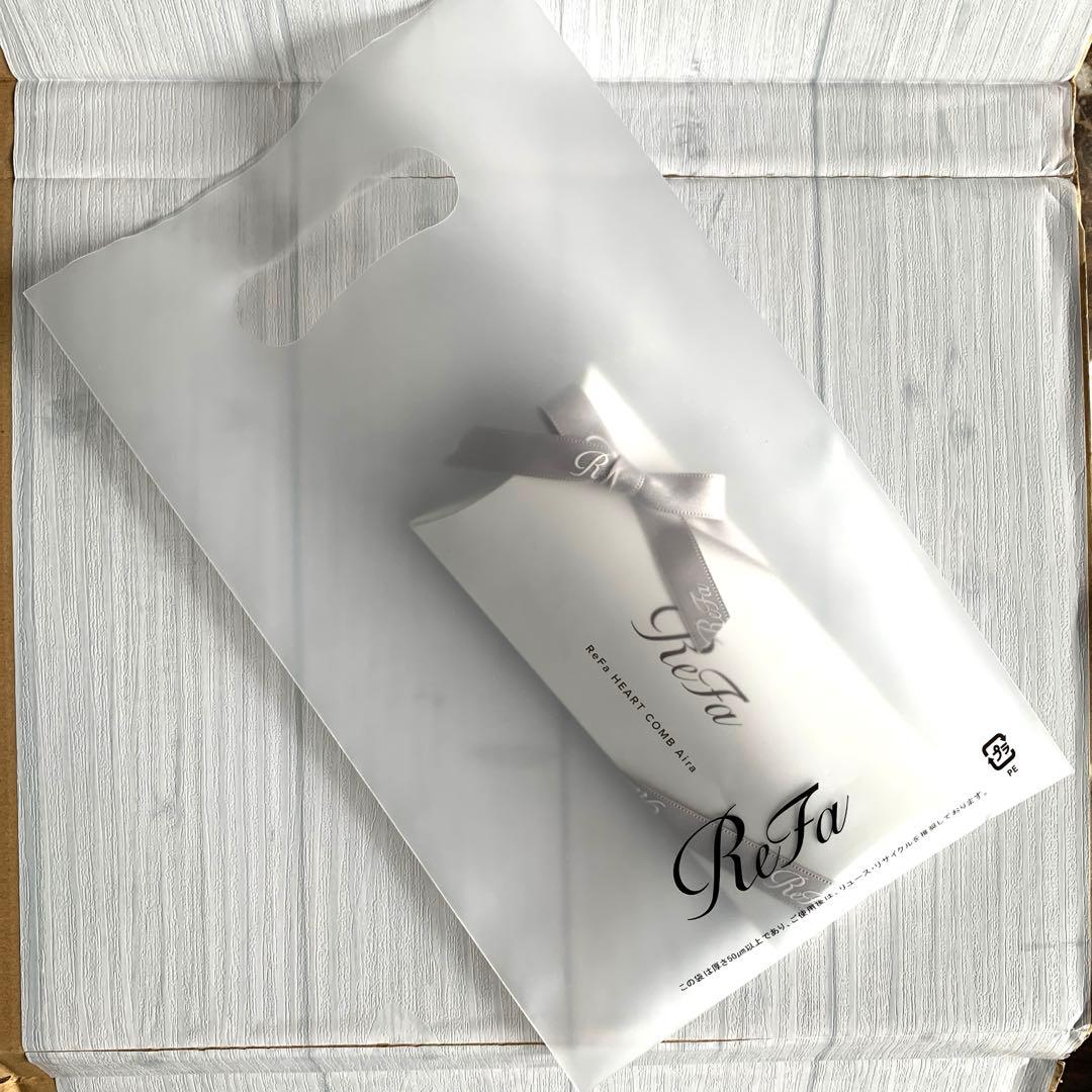 Refa リファ ハートコームアイラ シャンパンゴールド リボンラッピング