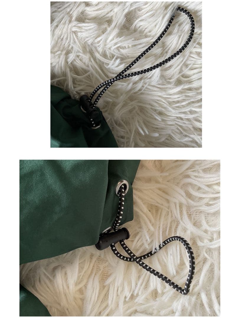 美品✨FTC 700FP ダウンジャケット ボーダー柄 リバーシブル L 紺×緑