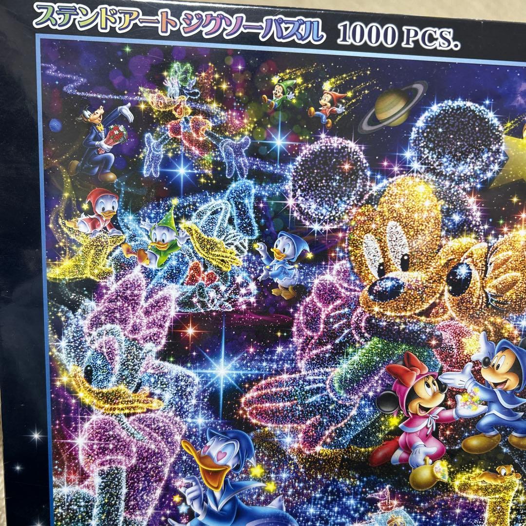 ステンドアートパズル ディズニーミッキー 1000ピース透明 - メルカリ