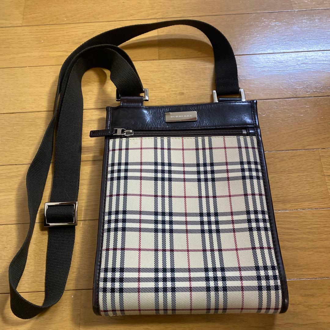 バーバリーショルダーバック バーバリー ショルダーバッグ ハンプシャー ブラック レディース