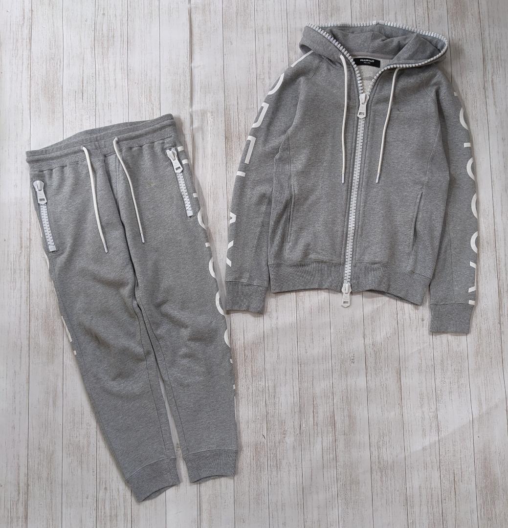 ウノピゥウノ/ビッグファスナースウェットセットアップ/パーカー