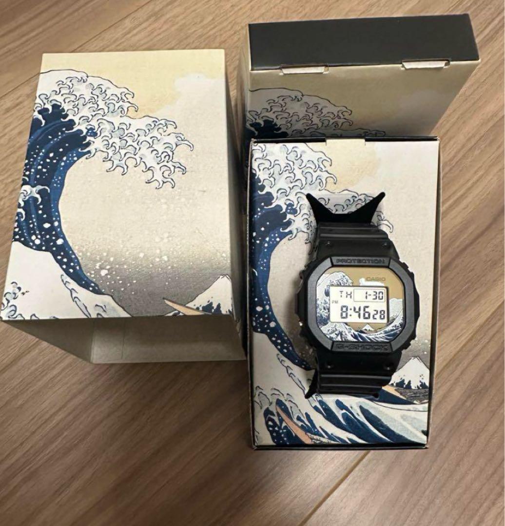 G-SHOCK 葛飾北斎デザイン 神奈川沖浪裏 DW-5600KHK24-1JR - メルカリ