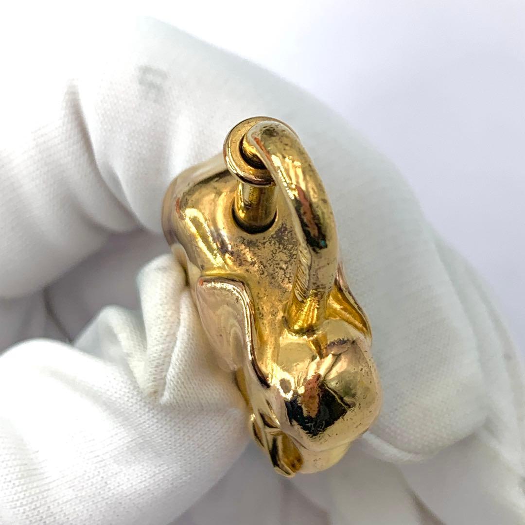 HERMES エルメス 1997限定 エレファント 象 カデナ ゴールド - メルカリ