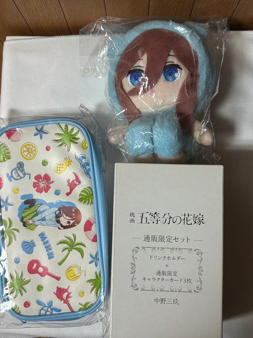 値下げ不可☆三玖グッズ未開封３点＋カラー14冊14.5巻未開封＋三玖収納＋おまけ