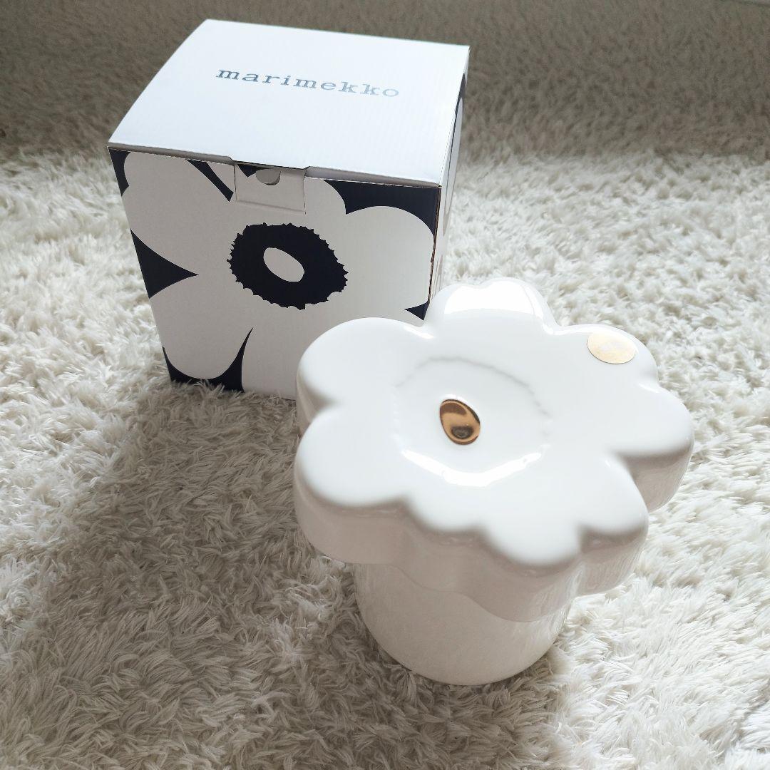 マリメッコ　ウニッコ60th キャニスター　新品 2024AW】マリメッコ/ Unikko 60周年記念 蓋付きキャニスター